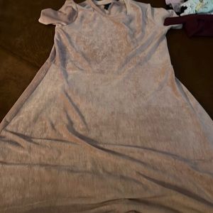 Girls pink velvet dress